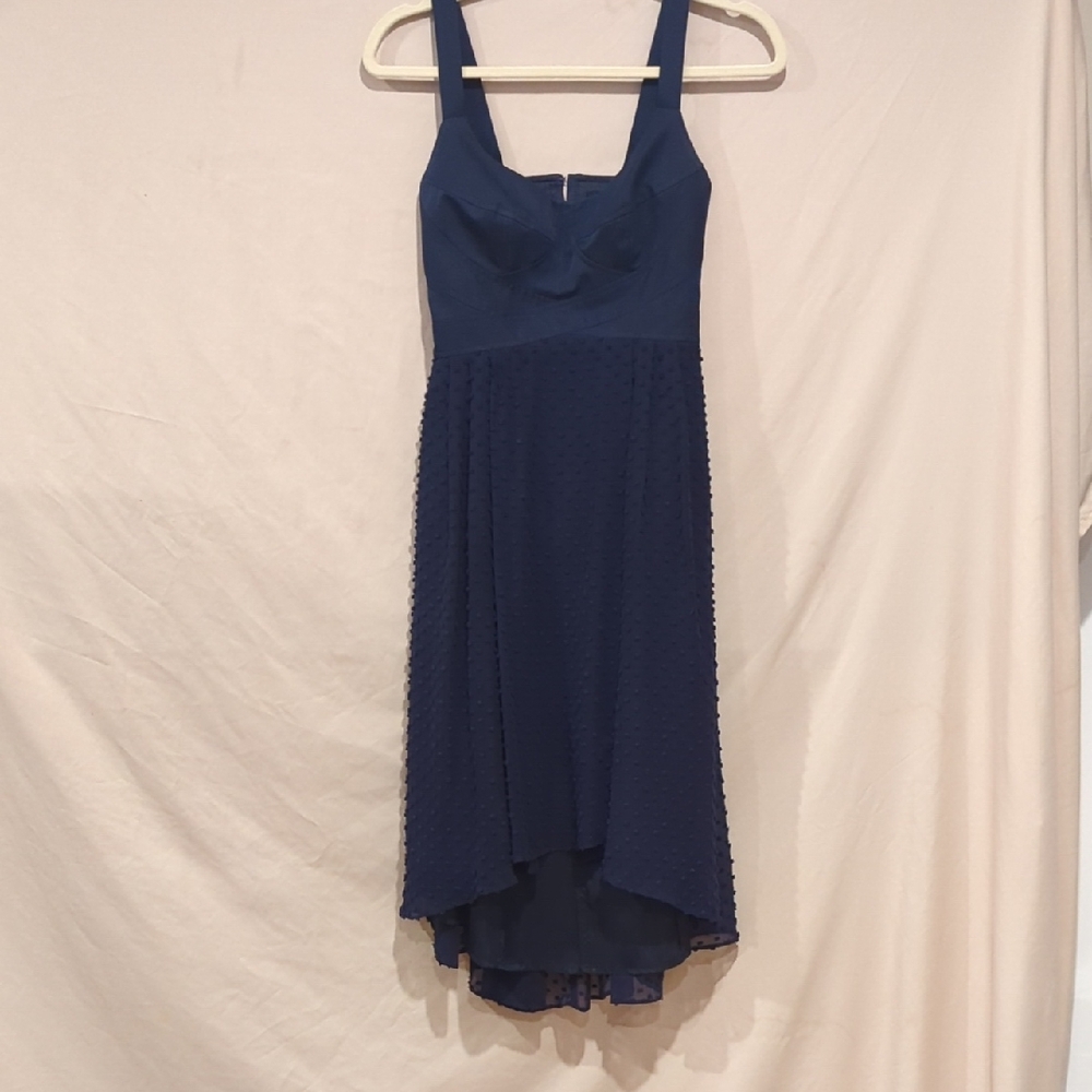Nanette Lepore Midnight Blue High Low Dress